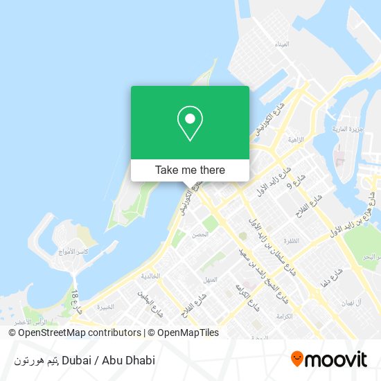 تيم هورتون map