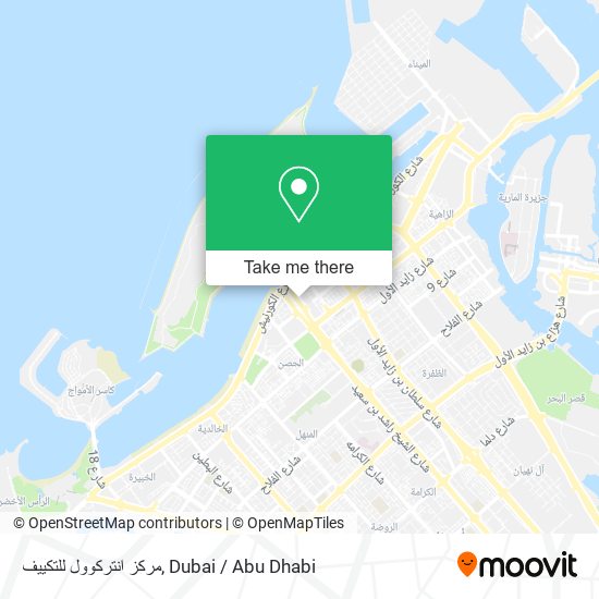 مركز انتركوول للتكييف map