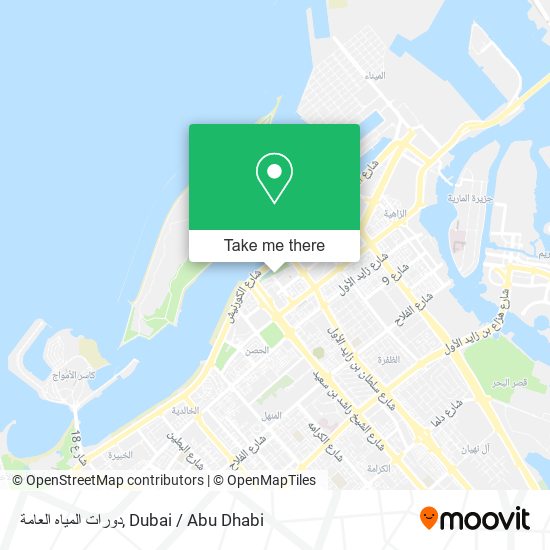 دورات المياه العامة map