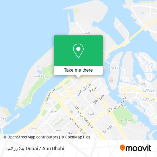 بيلا وراشيل map