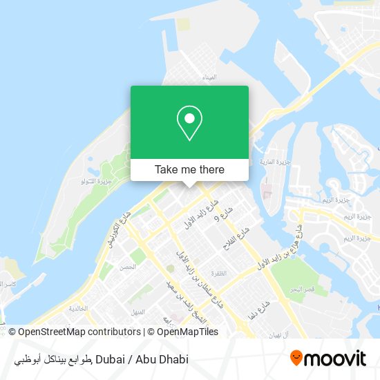 طوابع بيناكل أبوظبي map