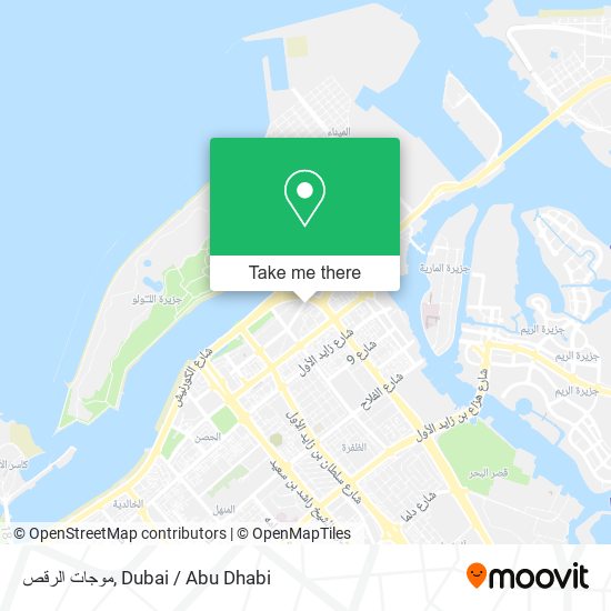 موجات الرقص map