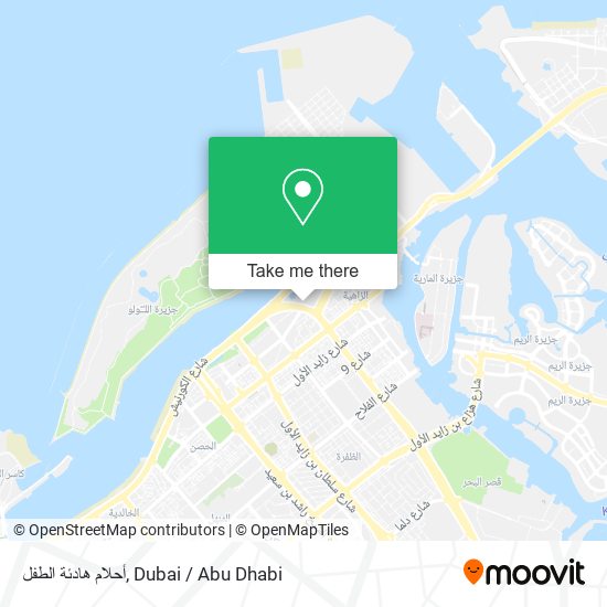 أحلام هادئة الطفل map
