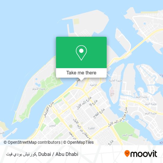 كورنيش بودي فيت map