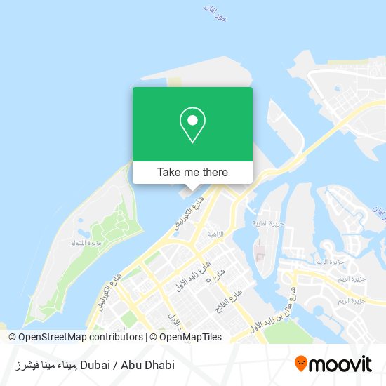ميناء مينا فيشرز map