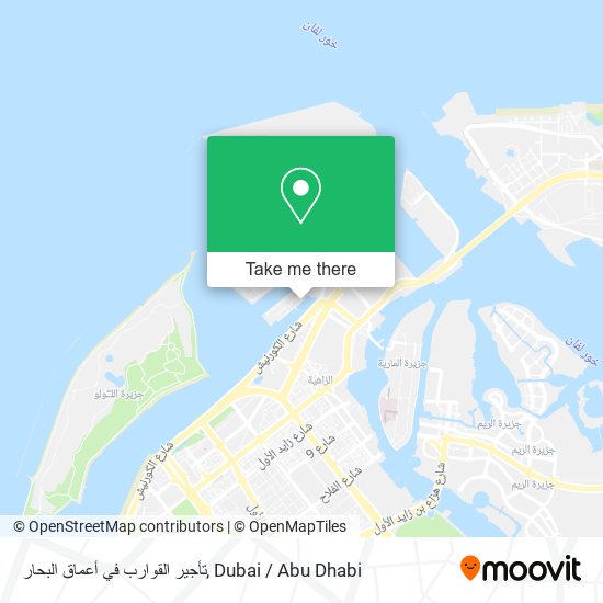 تأجير القوارب في أعماق البحار map