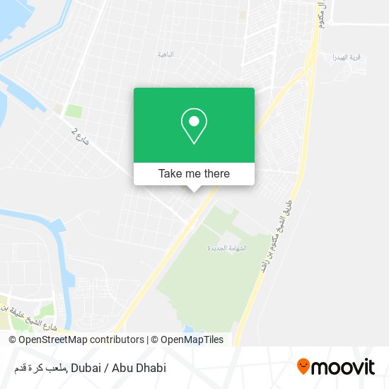 ملعب كرة قدم map