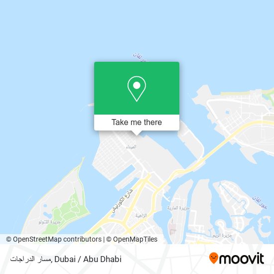 مسار الدراجات map