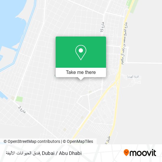 فندق الحيوانات الأليفة map