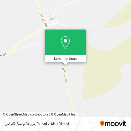 مزرعة توصيل للدواجن map