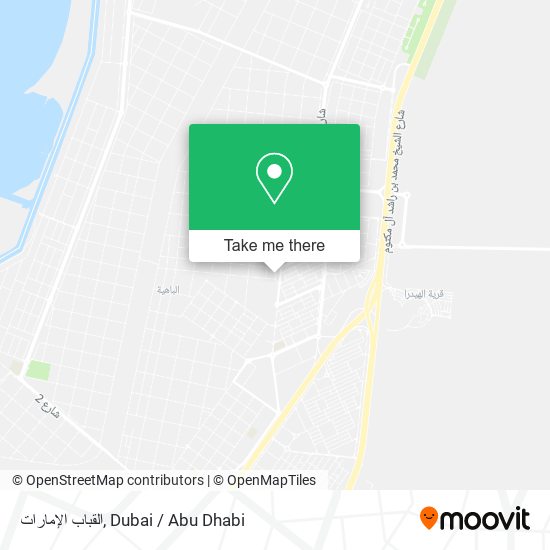 القباب الإمارات map