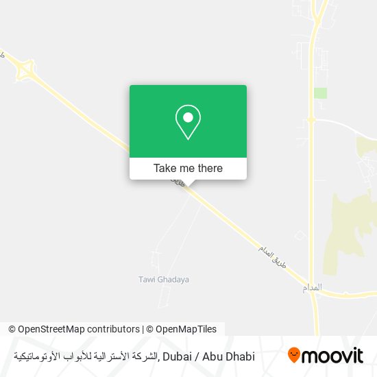 الشركة الأسترالية للأبواب الأوتوماتيكية map