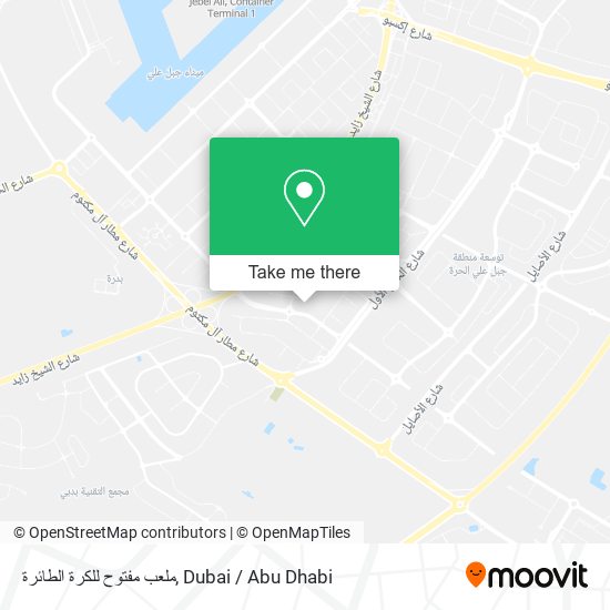 ملعب مفتوح للكرة الطائرة map