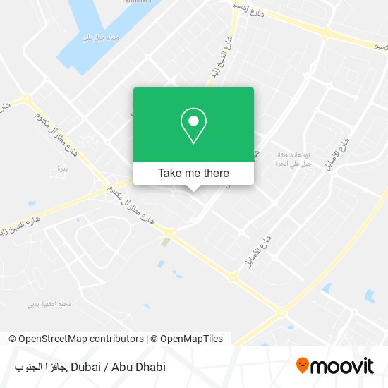 جافزا الجنوب map