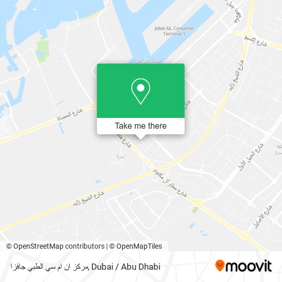 مركز ان ام سي الطبي جافزا map