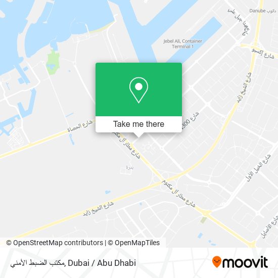 مكتب الضبط الأمني map