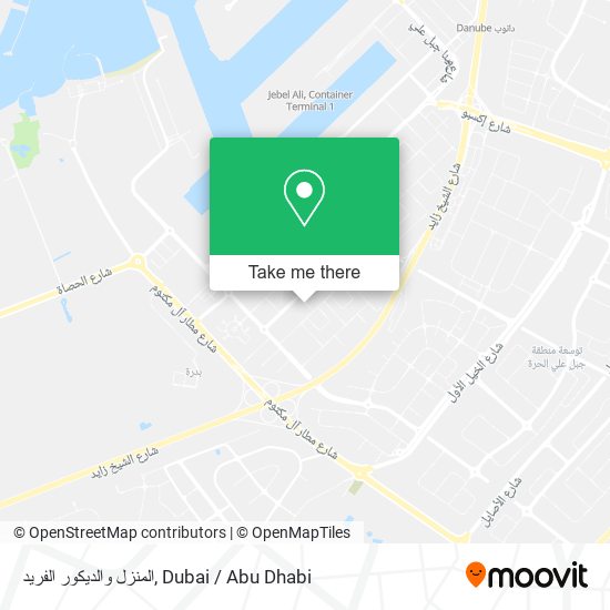 المنزل والديكور الفريد map