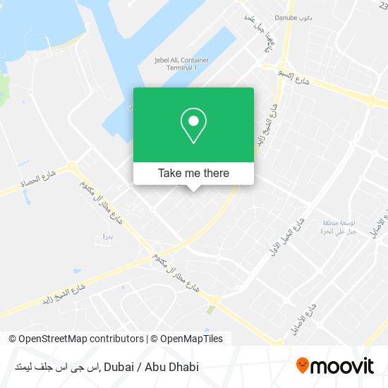 اس جى اس جلف ليمتد map