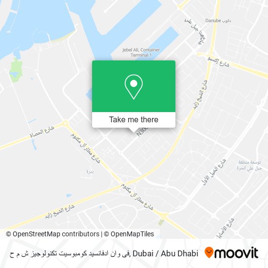 فى وان ادفانسيد كومبوسيت تكنولوجيز ش م ح map
