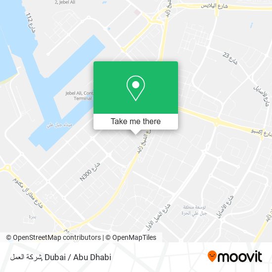 شركة العمل map