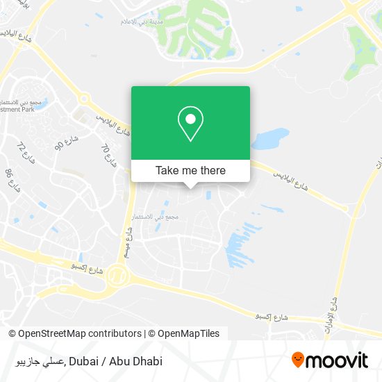 عسلي جازيبو map