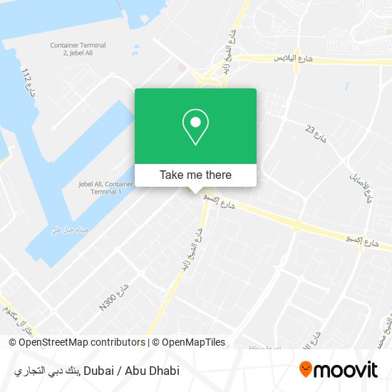 بنك دبي التجاري map
