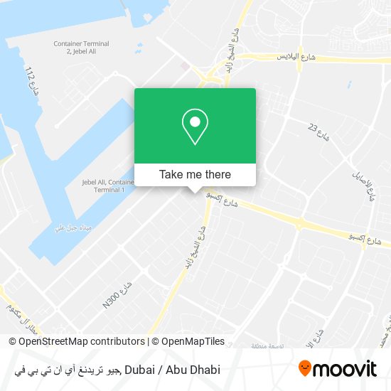 جيو تريدنغ آي ان تي بي في map