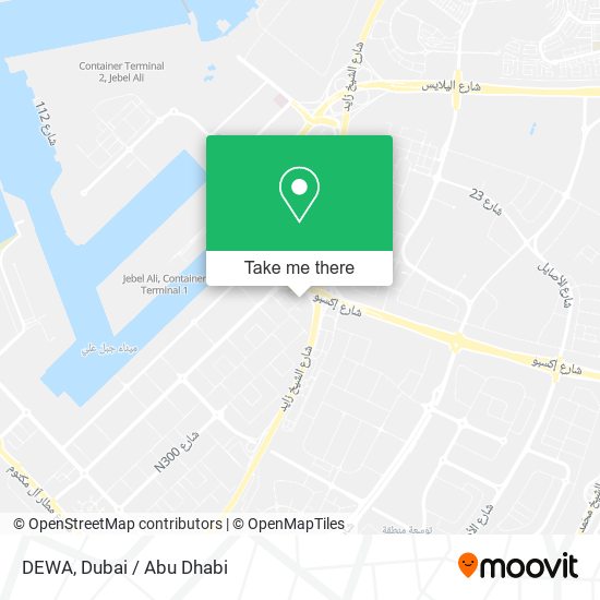 DEWA map