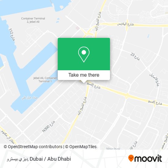ديزي بيسترو map