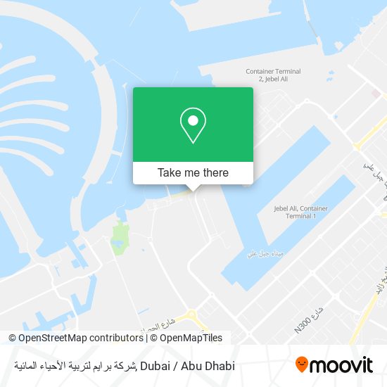 شركة برايم لتربية الأحياء المائية map