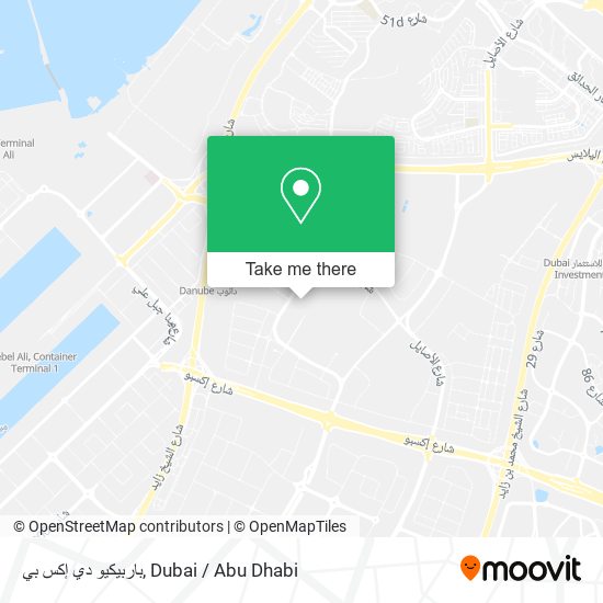 باربيكيو دي إكس بي map