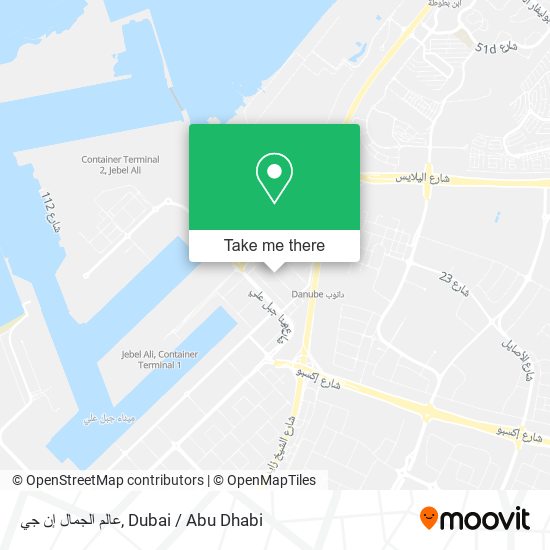 عالم الجمال إن جي map