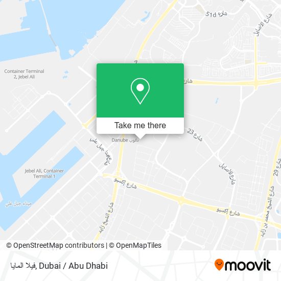 فيلا المايا map