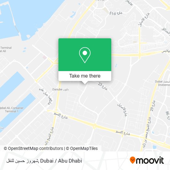 شهروز حسين للنقل map