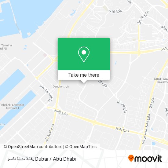 بقالة مدينة ناصر map