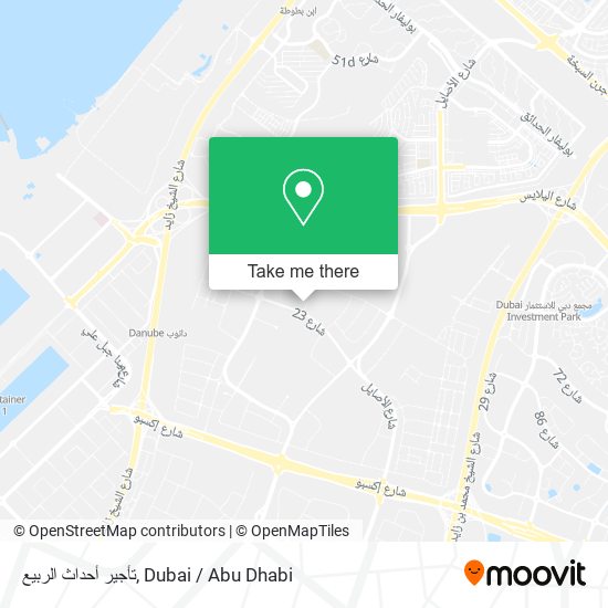 تأجير أحداث الربيع map