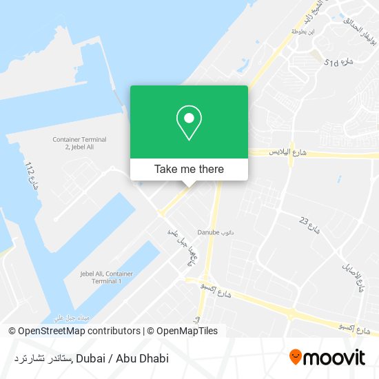 ستاندر تشارترد map
