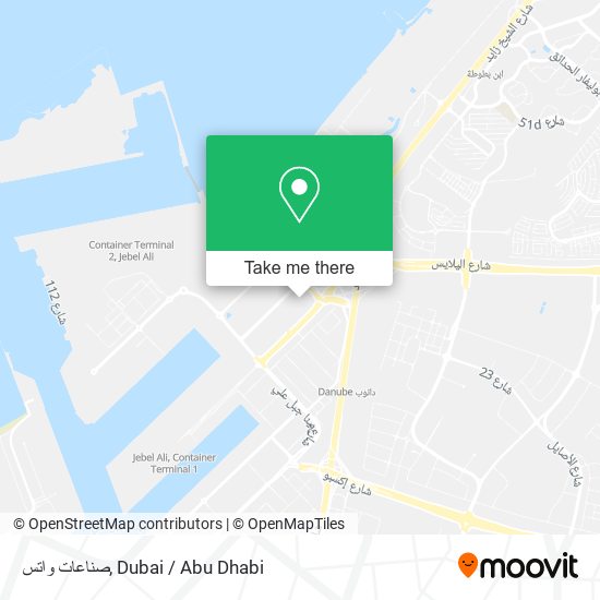 صناعات واتس map