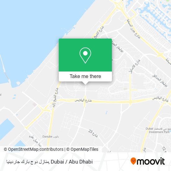 منازل دوج بارك جاردينيا map