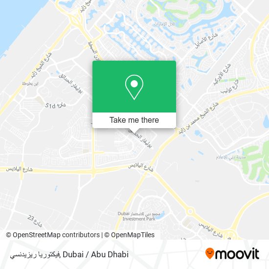 فيكتوريا ريزيدنسي map