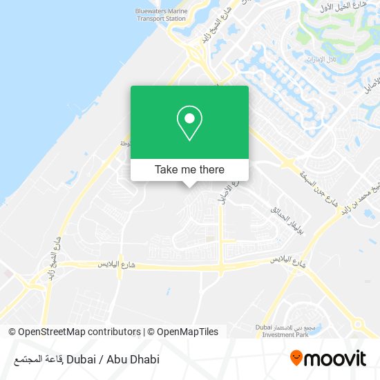 قاعة المجتمع map