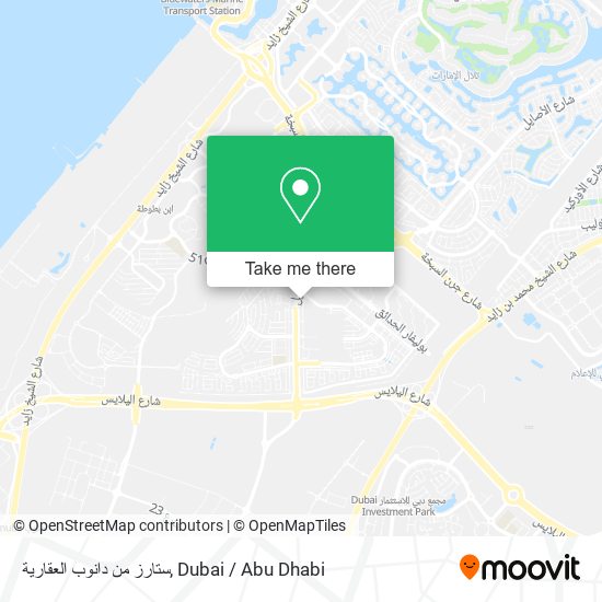 ستارز من دانوب العقارية map