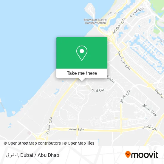 المشرق map
