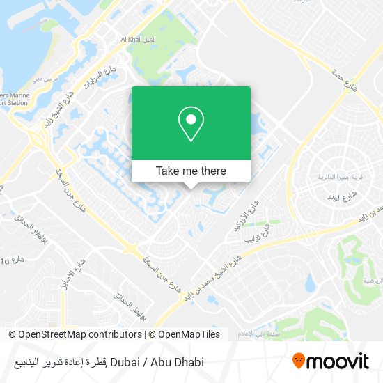 قطرة إعادة تدوير الينابيع map