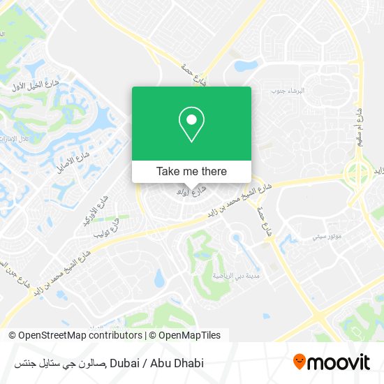 صالون جي ستايل جنتس map