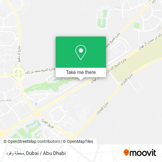 محطة وقود map