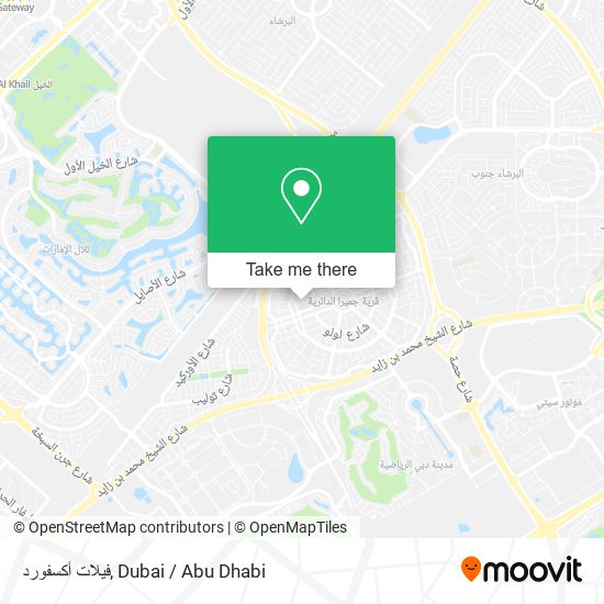 فيلات أكسفورد map