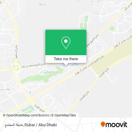 حديقة المجتمع map