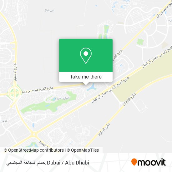 حمام السباحة المجتمعي map