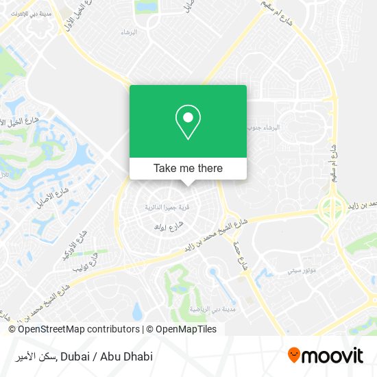 سكن الأمير map
